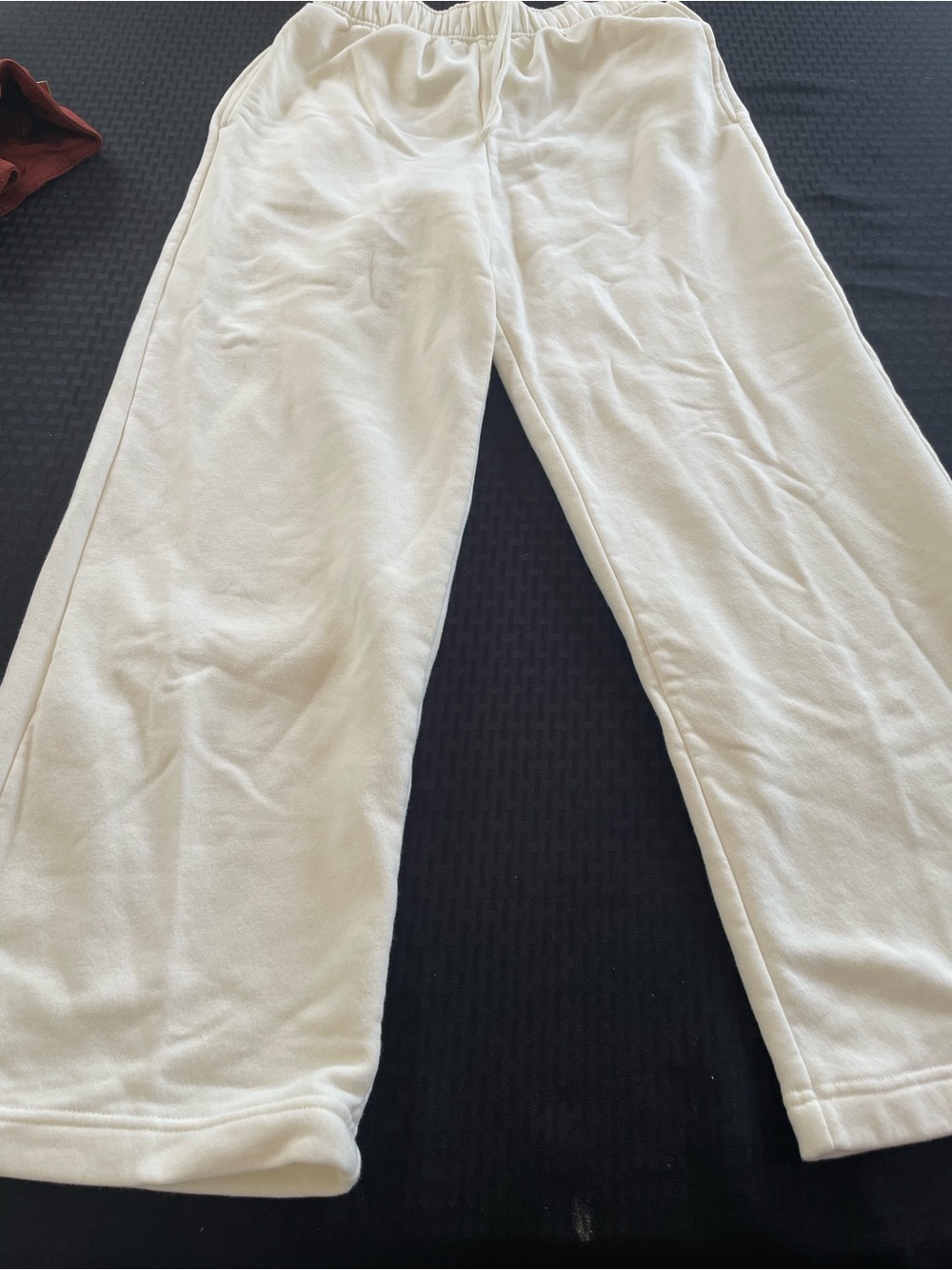 NO BOUNDARIES NWOT Cream Wide Leg Joggers Size S